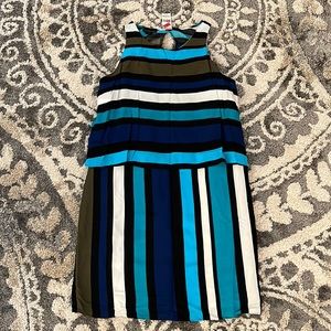 Metaphor striped sleeveless dress, size large NWT!